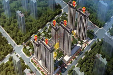 如意花园96平大套二可当套三用精装修带附房售74.8万